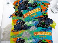 Постельное белье детское Valtery Монстр трак, Поплин, 1.5-спальный