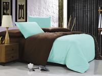 Постельное белье Valtery MO-15, Софткоттон однотонный, Евростандарт