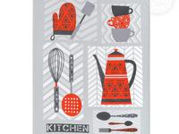 Набор полотенец из рогожки 