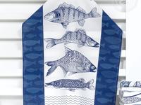 Набор полотенец из рогожки Богатый улов (45*60-3шт.)