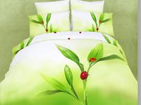 Постельное белье Famille RS-43, Королевский сатин, Евростандарт + 2 наволочки