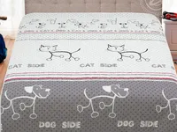 Покрывало АртПостель Четыре лапы стеганое Бязь, 150*215 Покрывало АртПостель Четыре лапы стеганое Бязь, 150*215