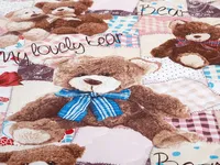 Покрывало АртПостель Мой медвежонок стеганое Бязь, 110*140