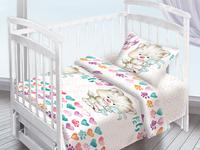 Постельное белье детское Valtery Котенок с зайкой, Поплин, 1-спальный