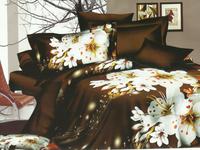 Постельное белье Valtery SF-04, Полисатин 3D, Семейный