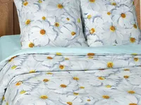 Постельное белье АртПостель Космея Поплин, 2-спальное с европростыней