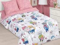 Постельное белье детское АртПостель Китти Поплин, 1.5-спальное