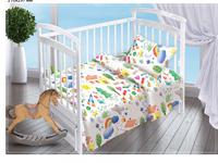 Постельное белье детское Valtery Радуга, Поплин, 1-спальный