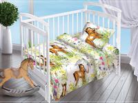 Постельное белье детское Valtery На лугу, Поплин, 1-спальный