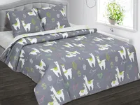 Постельное белье АртПостель Лама Поплин, Евростандарт