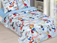 Постельное белье детское АртПостель Веселые старты Поплин,1.5-спальное