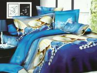 Постельное белье Valtery SF-22, Полисатин 3D, Семейный