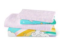 Постельное белье детское Волшебная Ночь - Junior Rainbow unicorn, Поплин, 1.5-спальное с наволочками 50/70