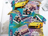 Постельное белье детское Valtery Серфинг, Поплин, 1.5-спальный