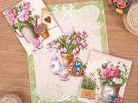 Комплект кухонных полотенец Комплект кухонных полотенец