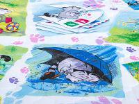 Покрывало поплиновое стеганное Артпостель Мурзик