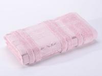 Полотенце Бамбуковое Valtery, Bamboo CL-1, розовое, 50*90 - 1шт.