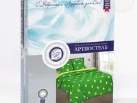 Постельное белье АртПостель Амиго Поплин, 2-спальное с европростыней