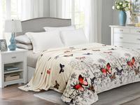 Плед велсофт Valtery Бабочки, 200*220 Плед велсофт Valtery Бабочки, 200*220