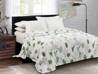 Плед велсофт Valtery Кактусы, 150*200