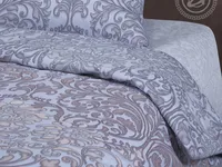 Постельное белье АртПостель Бенефис Бязь, Евростандарт с простынью на резинке