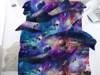 Постельное белье детское Valtery Космос, Поплин, 1.5-спальный Постельное белье детское Valtery Космос, Поплин, 1.5-спальный