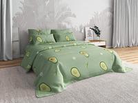 Постельное белье Valtery BR-76, Авокадо, Бязь, 1.5-спальный