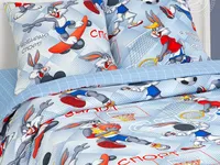 Постельное белье детское АртПостель Веселые старты Поплин,1.5-спальное
