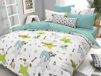 Постельное белье детское Valtery Мопсы, Поплин, 1.5-спальный Постельное белье детское Valtery Мопсы, Поплин, 1.5-спальный