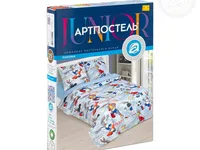 Постельное белье детское АртПостель Веселые старты Поплин,1.5-спальное