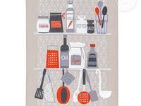 Набор полотенец из рогожки 