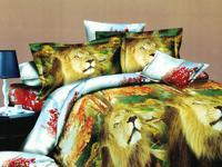 Постельное белье Valtery SF-18, Полисатин 3D, Семейный