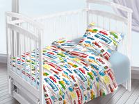 Постельное белье детское Valtery Городское движение, Поплин, 1-спальный