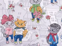 Постельное белье детское АртПостель Китти Поплин, 1.5-спальное