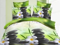 Постельное белье Valtery SF-10, Полисатин 3D, Семейный