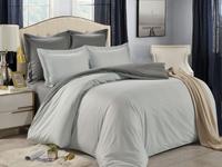 Постельное белье Valtery LS-56, Cатин однотонный, Семейный