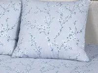 Постельное белье АртПостель Гейша Бязь, Евростандарт с простынью на резинке