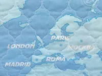 Покрывало детское АртПостель Суперкар стеганое Поплин, 150*215