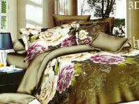 Постельное белье Valtery SF-20, Полисатин 3D, Семейный