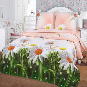 Постельное белье "АртПостель" Ромашки Бязь (2-спальный, европростыня)