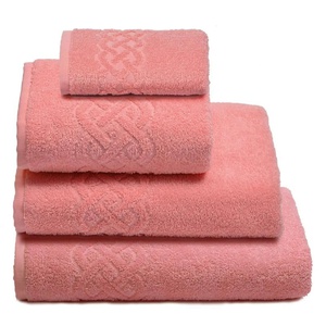 Полотенце махровое "Cleanelly" Plait Коралловый (100*150см.)
