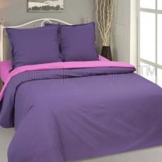 Постельное белье "АртПостель" Радуга фиалка Поплин (2-спальный, европростыня)