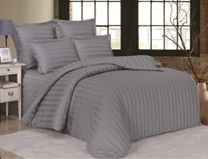 Постельное белье "Valtery" OD-52 страйп-сатин (Дуэт (Семейный)