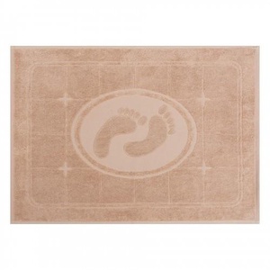Коврик для ног махровый "Cleanelly" Morning цвет бежевый (50*70см.)