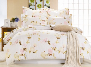 Постельное белье Valtery C-198, Сатин печатный, Семейный