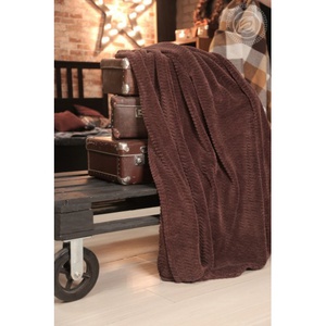 Плед флисовый "АртПостель" Cioccolata кофе (180*200см.)