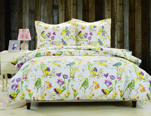 Постельное белье "Valtery" CL-223 сатин печатный (2-спальный)