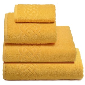 Полотенце махровое "Cleanelly" Plait Желтый (50*90см.)