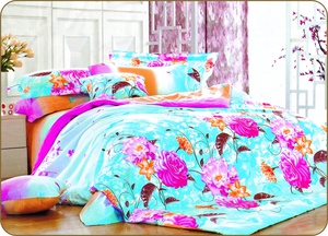 Постельное белье Valtery C-210, Сатин печатный, Евростандарт