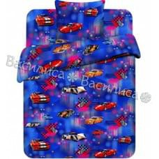 Постельное белье "Василек" Детский Форсаж Бязь (1,5-спальный)